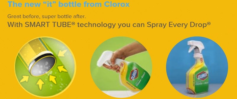Clorox Clean-Up Bleach Cleaner Spray Value 24 Fl Oz (Pack of 3) - Image 3