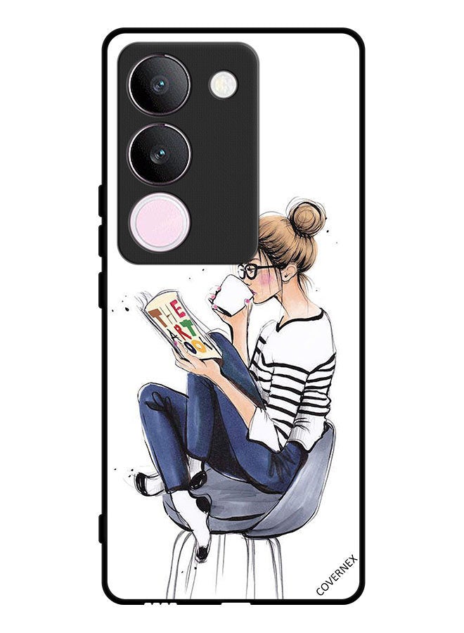 Covernex Protective Case Cover For vivo V29 Reading The Art Book - Image 1