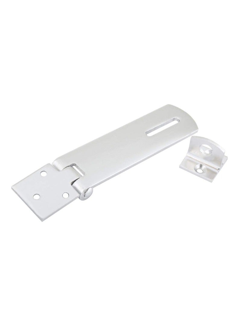 KNP KNP Silver Hasp and Staple is a durable and reliable locking mechanism designed for securing doors, cabinets, gates, and storage boxes. - Image 1