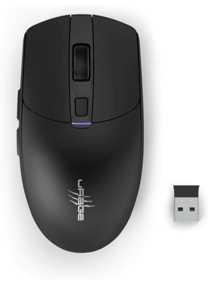 uRage Reaper 310 Unleashed Black Anti Slip Omron Click Switches 10000dpi Avago Sensor Wireless Gaming Mouse With Gaming Software - Image 3