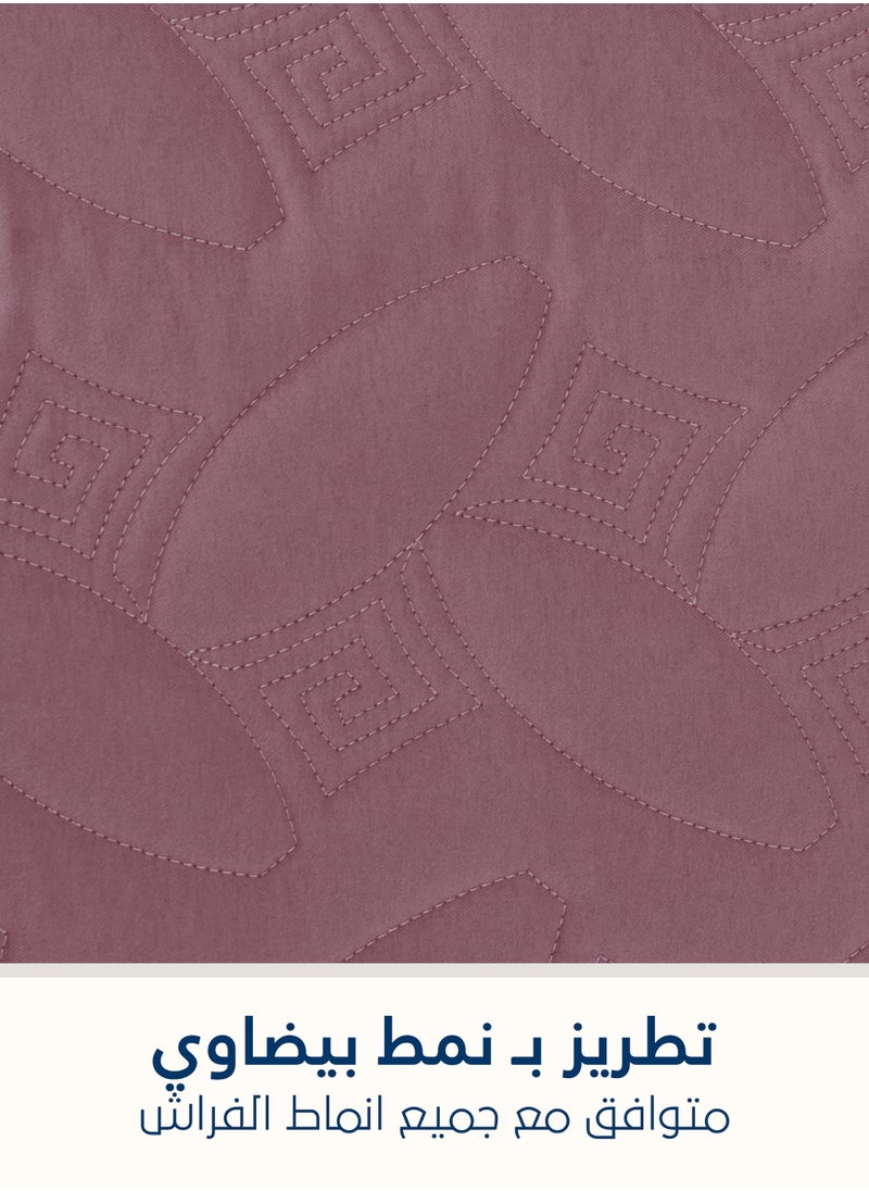 Master Home Textile - 4Piece Microfiber Bedspread Set Fits 200 x 200 cm Double Size Bed King Size Compressed Comforter Set Elmira Series - Image 1