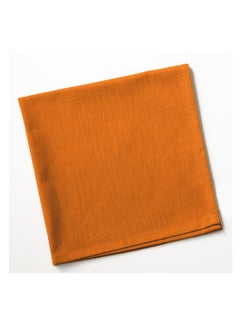 LuxHome Reusable Cloth Dinner Napkins – Pack of 6, 40 x 40 cm – Elegant Fabric Table Napkins for Dining, Events, Weddings, and Home Décor, Golden Orange  - Image 1