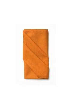 LuxHome Reusable Cloth Dinner Napkins – Pack of 6, 40 x 40 cm – Elegant Fabric Table Napkins for Dining, Events, Weddings, and Home Décor, Golden Orange  - Image 2