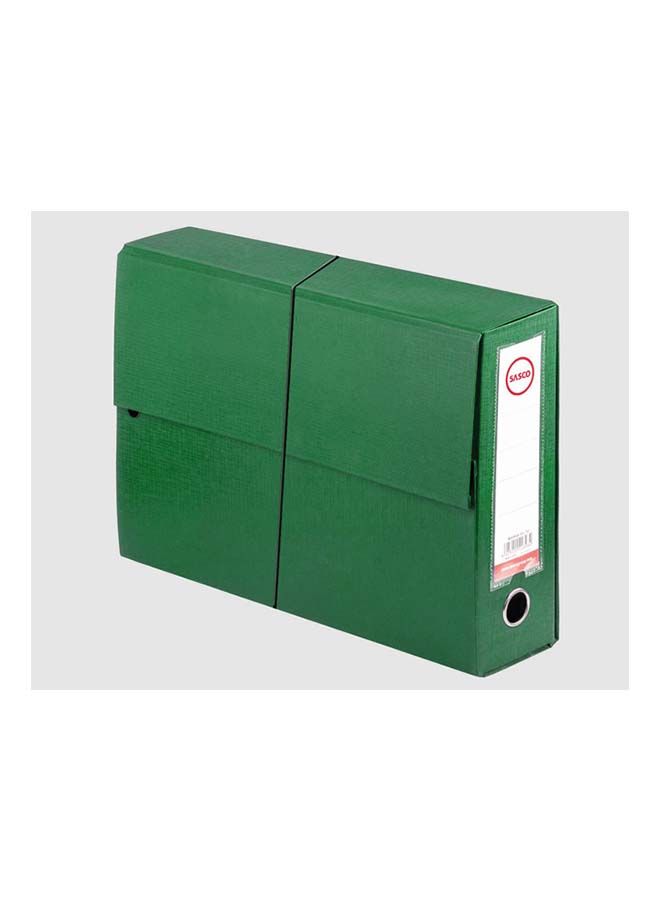 sasco Sasco Archive Box Fluscab Carton Covered with Plastic - Green