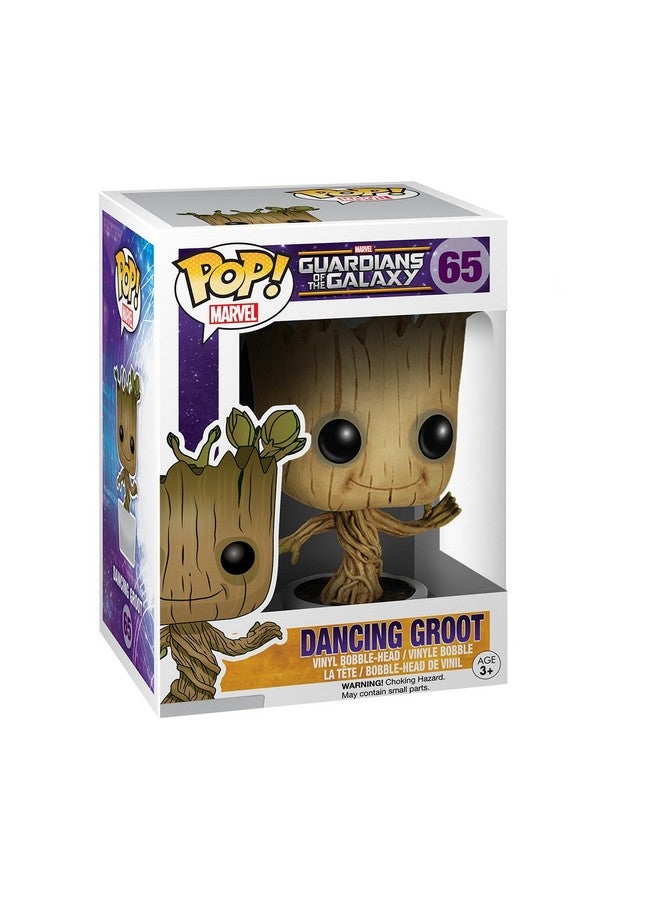 Funko Pop Marvel: Dancing Groot Bobble Action Figure - Image 1
