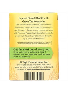 YOGI Tea, Kombucha Green, 16 ct  - Image 2