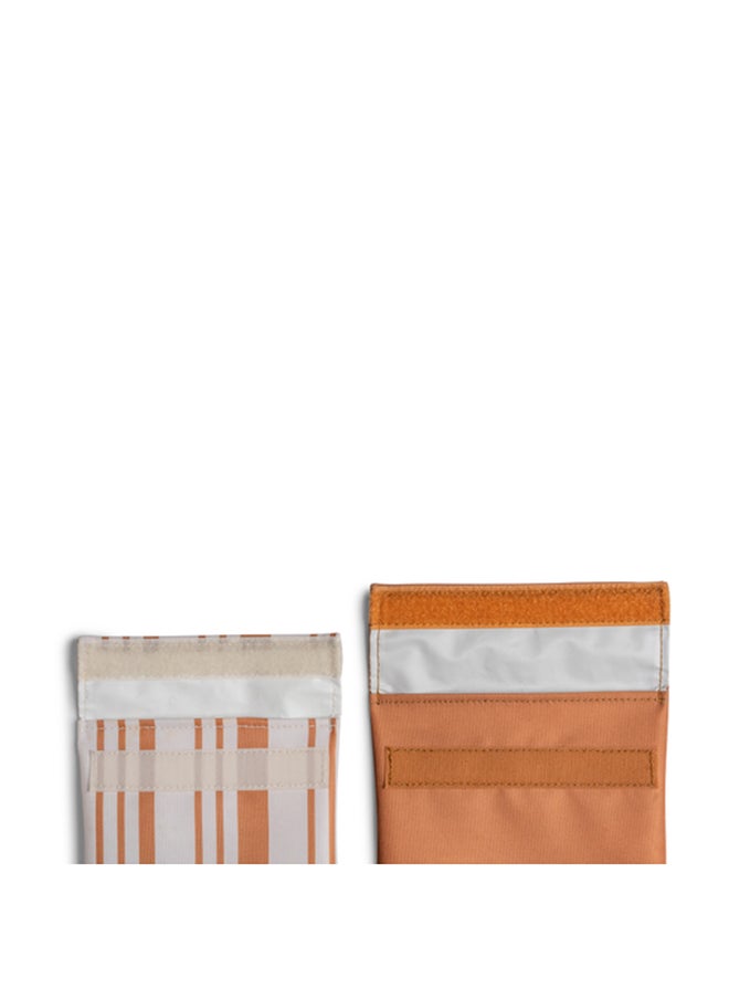 Citron - Reusable Sandwich Bag, Fun And Eco - Friendly Sandwich Storage Solution - Caramel - Image 1