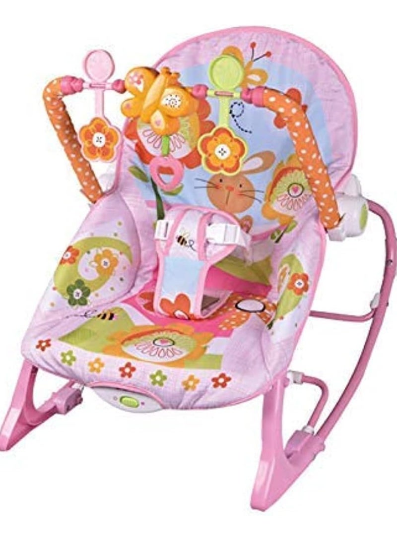 ibaby Infant To Toddler Recliner Portable Foldable Unique Design Vibratonal Rocker For Baby - Image 1