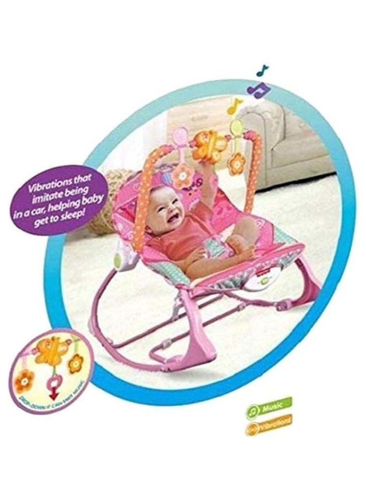 ibaby Infant To Toddler Recliner Portable Foldable Unique Design Vibratonal Rocker For Baby - Image 4