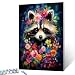 Tucocoo Raccoon Flowers Paint by Number for Adults Beginner DIY Oil Painting Kits on Canvas with Brushes and Acrylic Pigment Abstract Floral Cute Animal Picture for Home Decor 16x20inch Frameless - Image 2