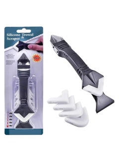Oasisgalore 3 in 1 Silicone Caulking Tool | Caulk Removal Tool | Grout Removal Tool | Caulk Removal Tool for KitchenBathroom, Windows and Sink Joints (Stainless Steel Head)  - Image 1