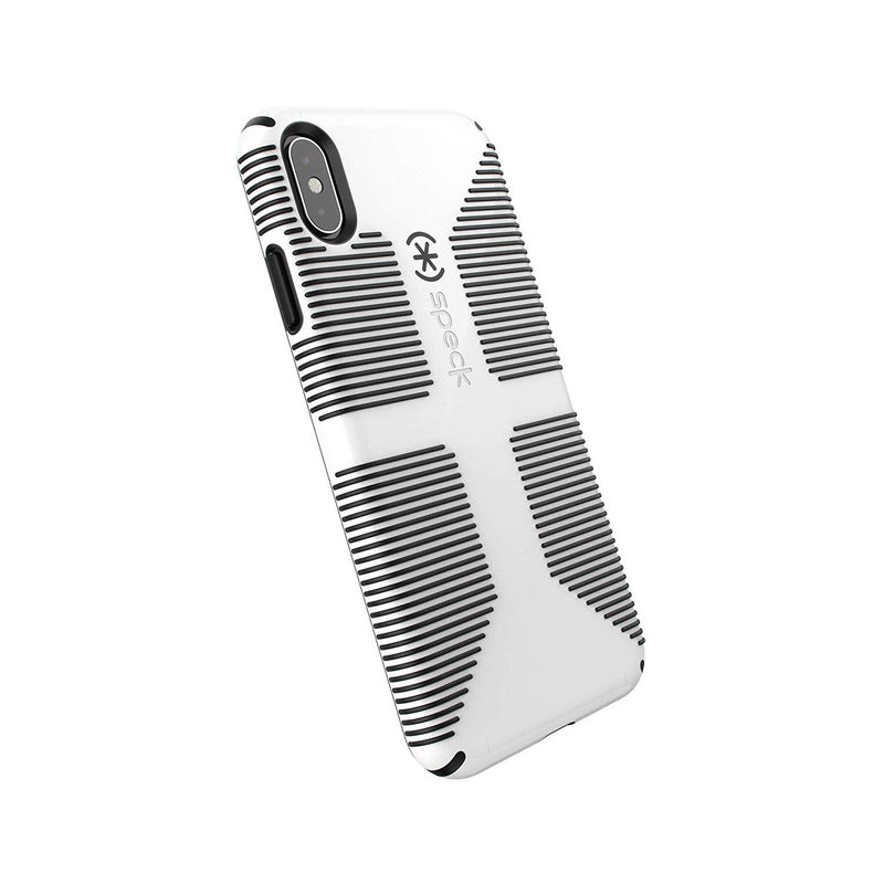 Speck CandyShell Grip iPhone Xs Max Case  WhiteBlack ShockAbsorbent Polycarbonate Bumper