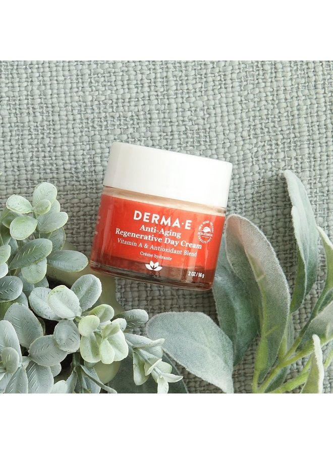 derma-e Anti-Aging Regenerative Day Cream – Astaxanthin Moisturizer for Face – Lightweight Firming Anti-Wrinkle Cream with Lavender, Jojoba Oil and Vitamin E, 2 oz - Image 2