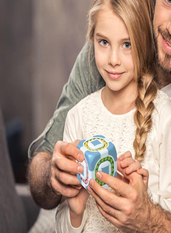 Mummy Please Cube Shaped Puzzle Magic Bean Square Board Game with Colorful Beads,Educational Learning Toy for Kids【Pack of 1】 - Image 2