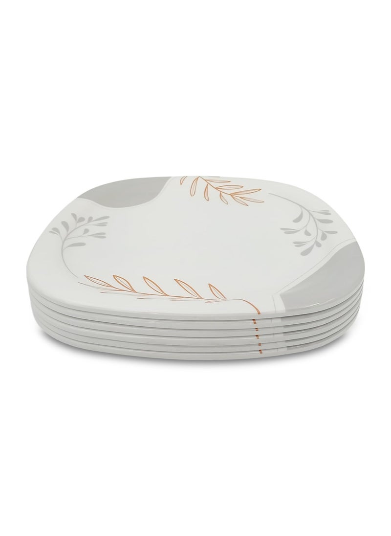 Superware Superware | Pure Melamine | Dinner Plate Set – Meli 11” (6 nos.) | Stain Free, Glazed Finish  - Image 5