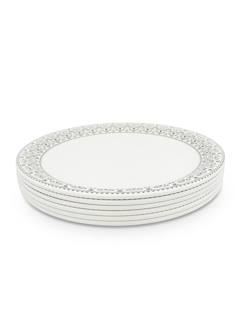 Superware Superware | Pure Melamine | Small Plate Set – Manila Grey 7.5” (6 nos.) | Stain Free, Glazed Finish  - Image 3