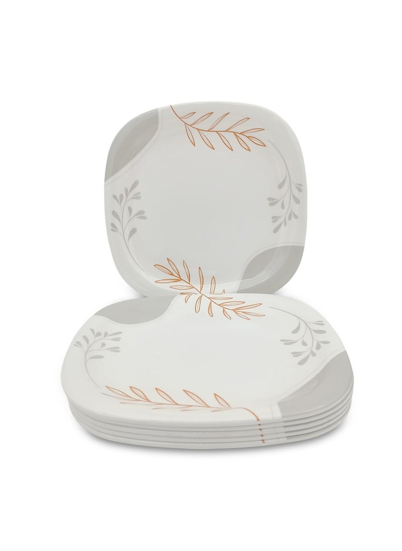 Superware Superware | Pure Melamine | Dinner Plate Set – Meli 11” (6 nos.) | Stain Free, Glazed Finish  - Image 1