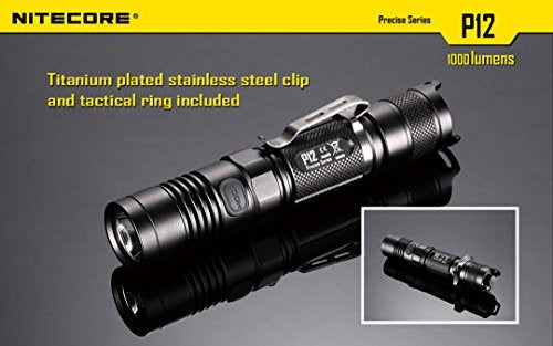 NITECORE P12 2015 Version 1000 Lumens Precise Tactical Flashlight CREE XM-L2 U2 LED Waterproof Flashlight - Image 5