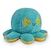 TeeTurtle Reversible Octopus Plushie 4Inch Starry Eyes TwoSided Flip Plush Toy with Embroidered Details Cute Mini Collectible Plush for Kids Teens and Adults - Image 3