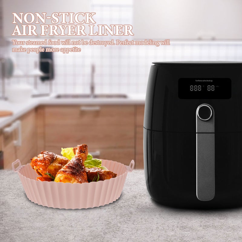 Air Fryer Silicone Liner Reusable Silicone Pot for Air Fryer Non-stick Air Fryer Silicone Pot Liner - Image 5