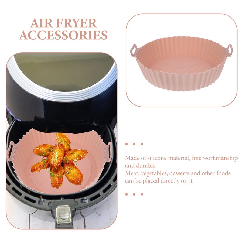 Air Fryer Silicone Liner Reusable Silicone Pot for Air Fryer Non-stick Air Fryer Silicone Pot Liner - Image 3