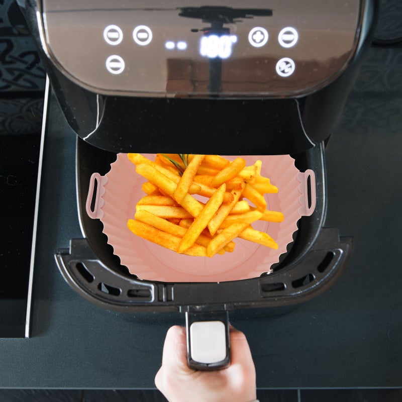 Air Fryer Silicone Liner Reusable Silicone Pot for Air Fryer Non-stick Air Fryer Silicone Pot Liner - Image 1