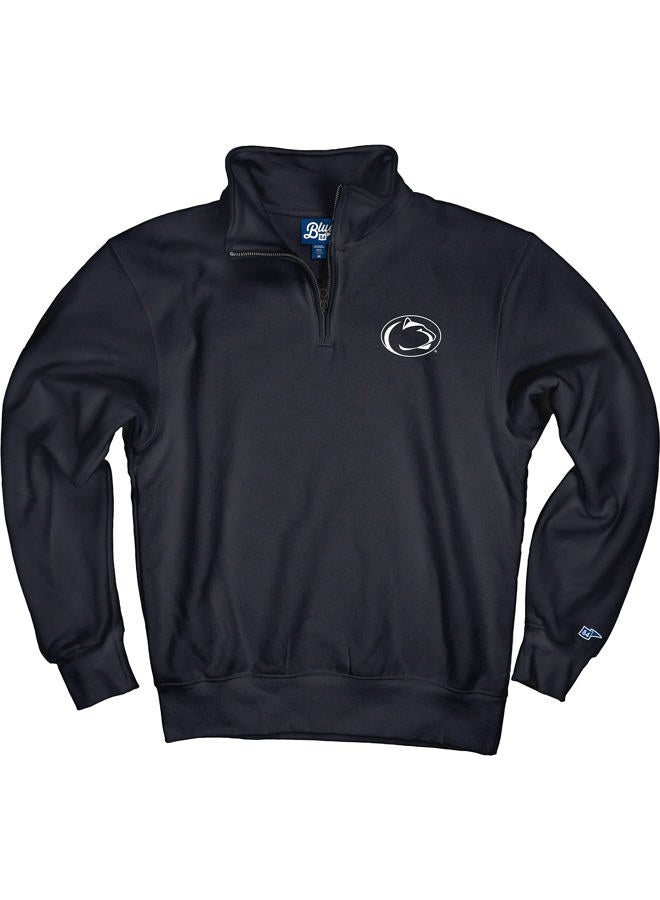 Blue 84 Men's Quarter Zip Sweatshirt Icon - Image 3