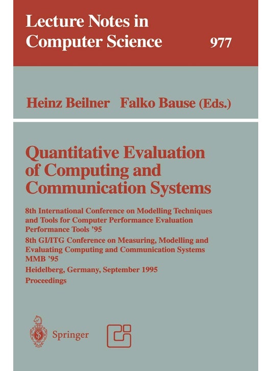 Quantitative Evaluation of Computing and Communica: 8th International Conference on Modelling Techniqu
