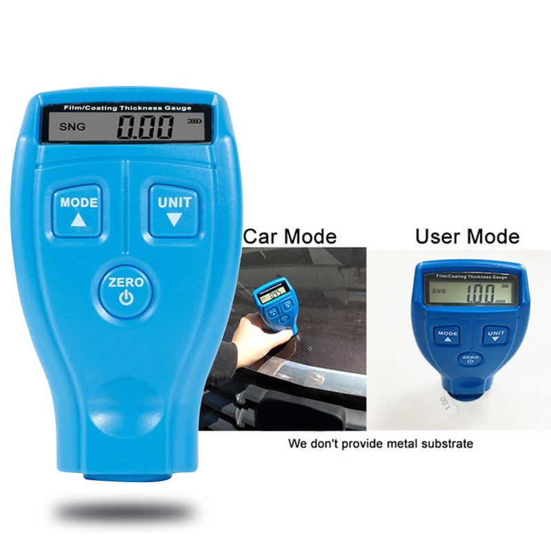 Digital Paint Thickness Measurement Mini Automobile Thickness Gauge Car Paint Tester  Coating Thickness Meter - Image 2