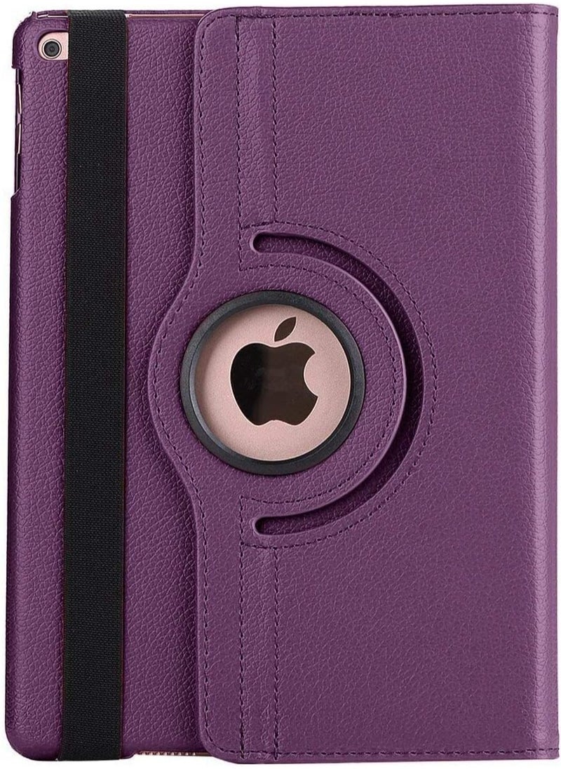 Smart 360 Degree Rotating Stand Case Cover for Apple iPad 10.2 Inch (9th Gen 2021, 8th Gen 2020, 7th Gen 2019) - Purple