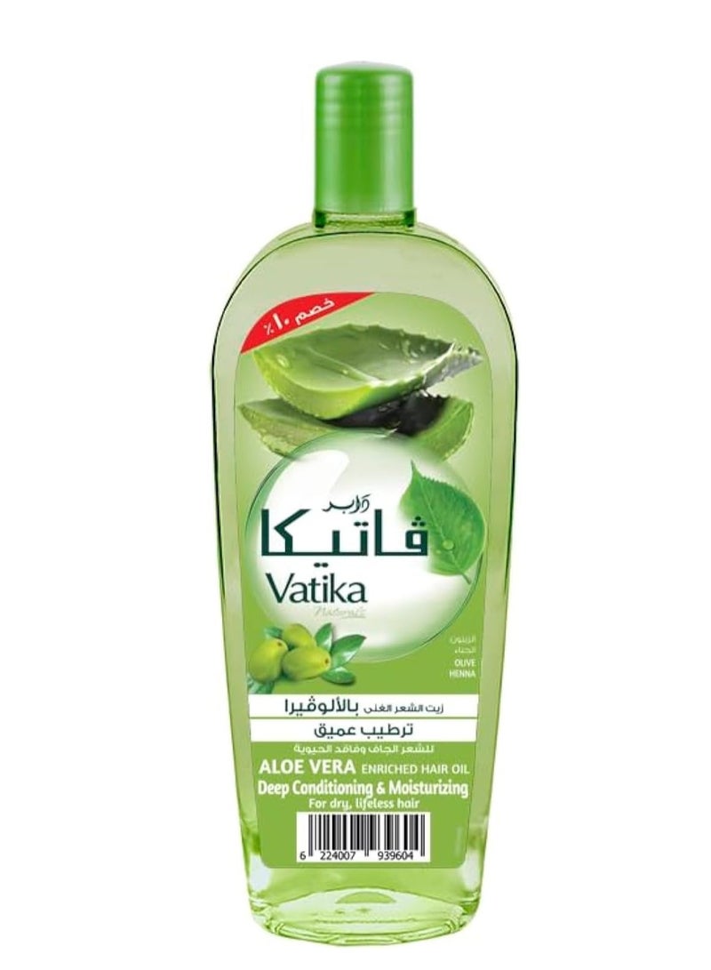 فاتيكا زيت الشعر الغني بالصبار من فاتيكا ناتشورالز 90 مل زيتون وحناء تكييف وترطيب عميق الجاف والهادئ