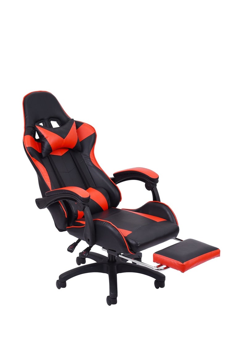 EMZJ PC Computer Gaming Chair  for Game Office Students Ergonomic Recliner Lumbar Back Headrest Pillow Support Pain Relief Armchair with FootRest - Image 2