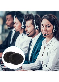 Geustos Foam Ear Pad Replacement Cushions Headphone Earphone Headset Disposable Sponge Covers 10 Pairs 60mm 2.4" Replacement Foam Ear Pud Earpads Sponge Cushion Covers Headset Black  - Image 3