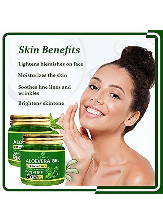 Aloe Vera Gel For Face Enriched With Tulsi & Neem For Face & Skin 200Gm Pack Of 2 - pzsku/ZDD4D31DDA3565A382045Z/45/_/1658555374/8dd901c5-aa0d-4d64-bcfe-6cff5847283c