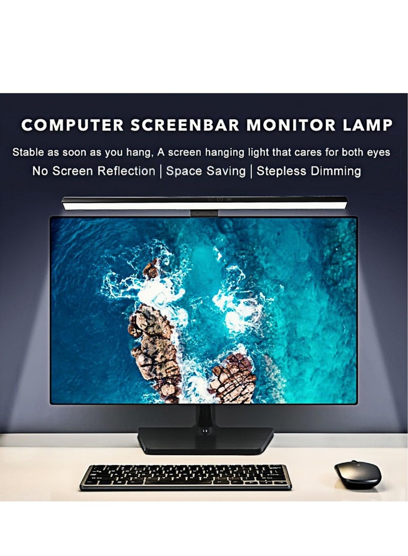 Loquat Computer Monitor Lamp Desk Lamp Touch Control Dimmable 3 Color Temperature for Office Home - Image 2