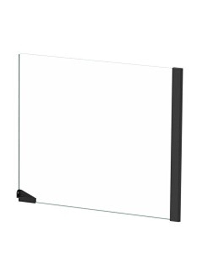 قطع غيار باب زجاجي لتررم مقاس 132x45x75 - الباب الأيمن، أسود