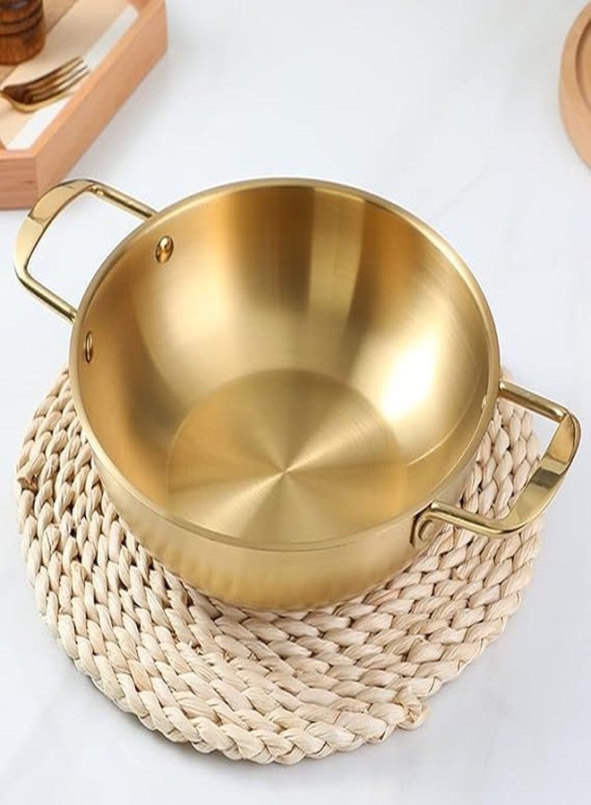 Gyanadh Special/Simple Stainless Steel Soup Pot Thickened Noodles Pot Kitchen Utensils Pots and Pans Single-Layer Cookware Noodle Sea Food Pots for Soup, Noodles, Pasta Everyday Cooking Pot - Image 2