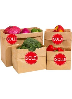 Well Tile 2 Inch Sold Stickers Fluorescent Red Sold Labels - Sold Point Of Sale Pricing Inventory Control Labels For Retail Store Shop Tag Yard Sale 500 Pcs  - Image 5