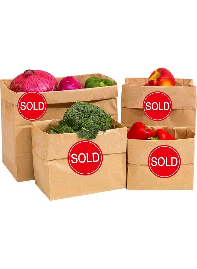 Well Tile 2 Inch Sold Stickers Fluorescent Red Sold Labels - Sold Point Of Sale Pricing Inventory Control Labels For Retail Store Shop Tag Yard Sale 500 Pcs - Image 5