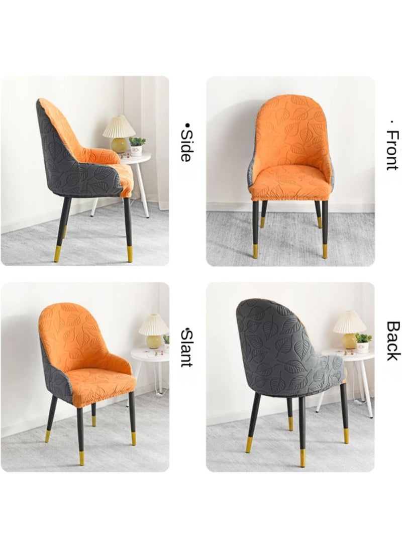 Arabest Chair Covers,Removable,Set of 4 Washable, Solid-Color  (Pet-Friendly) — Modern, Soft Slipcovers for Hotels, Parties, and Restaurants - Image 2