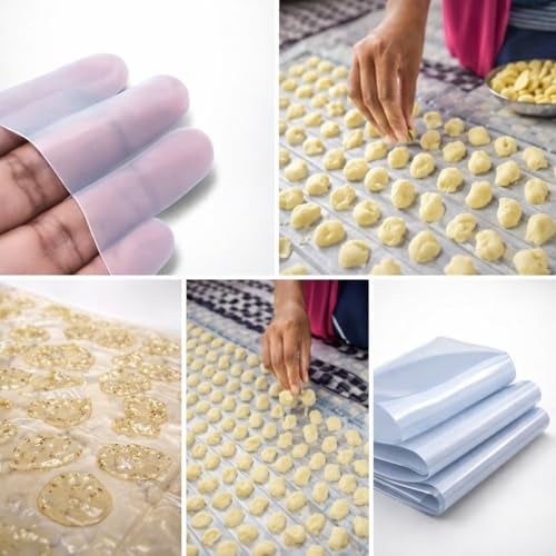 Aqbah Pack of 2 (54 X 78 inch) Transparent Polythene Sheet Heavy Duty for Drying Papad, Pickle & Snacks | Waterproof, Washable & Reusable Plastic Sheet for Kitchen & Multipurpose Use - Image 5