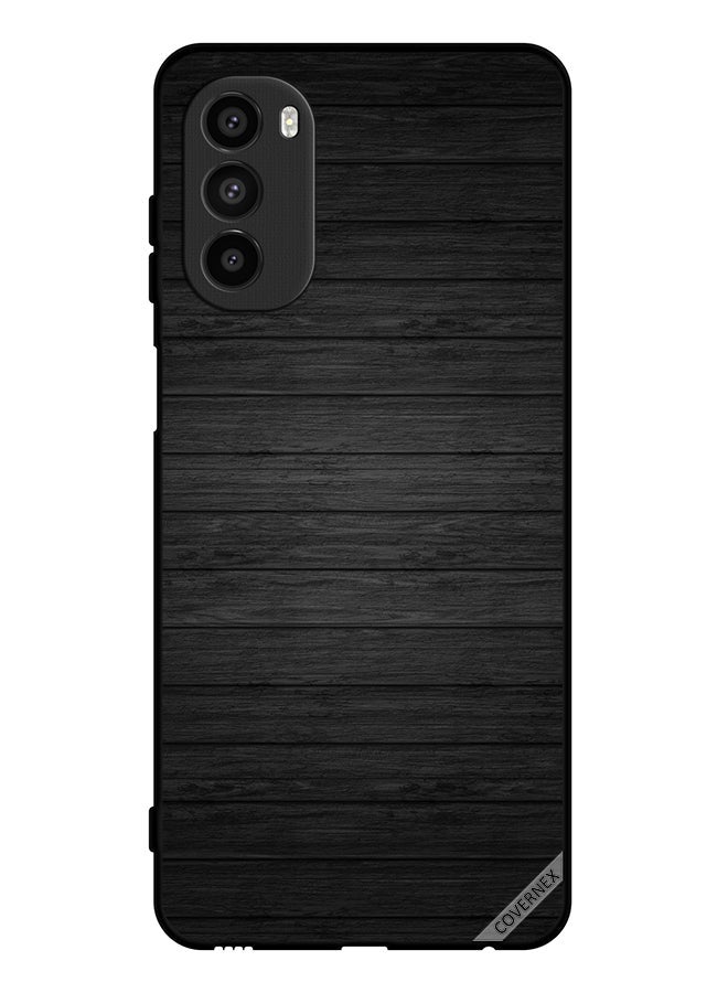 Covernex غطاء حماية لهاتف موتورولا موتو جي 82 بنمط خشبي داكن - Image 1