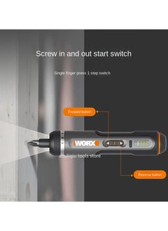 WORX Worx 4V Mini Electrical Screwdriver Set WX242 Smart Cordless Electric Screw Driver USB Rechargeable Handle 30 Bit Set Drill Tool  - Image 4