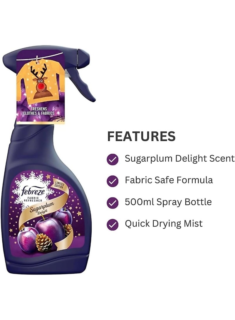 Febreze Fabric Refresher Sugarplum Delight Scent 500ml - Pack of 1 - Image 3