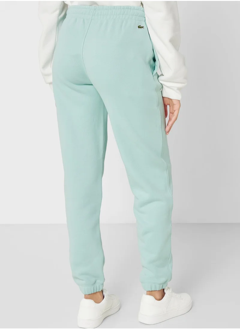 LACOSTE High Waist Sweatpants