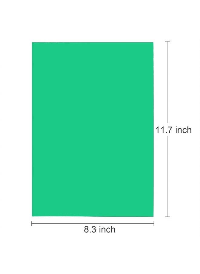 Pangda 9 Pack Gel Filter Colored Correction Gel Light Filter Transparent Color Film Plastic Sheets, 11.7 by 8.3 Inches (Green) 