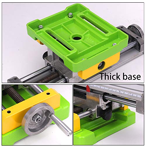 MYSWEETY Multifunction Worktable Milling Working Cross Table Milling Machine Compound Drilling Slide Table For Bench Drill Adjustme X-Y (6350 SIZE) - Image 5