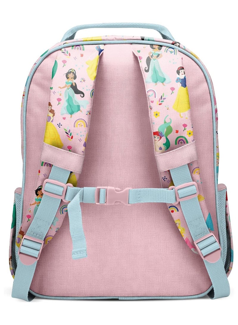 Disney Princesses Combo: Kids Backpack 12L and Insulated Water Bottle 14oz for School Girls - Image 3