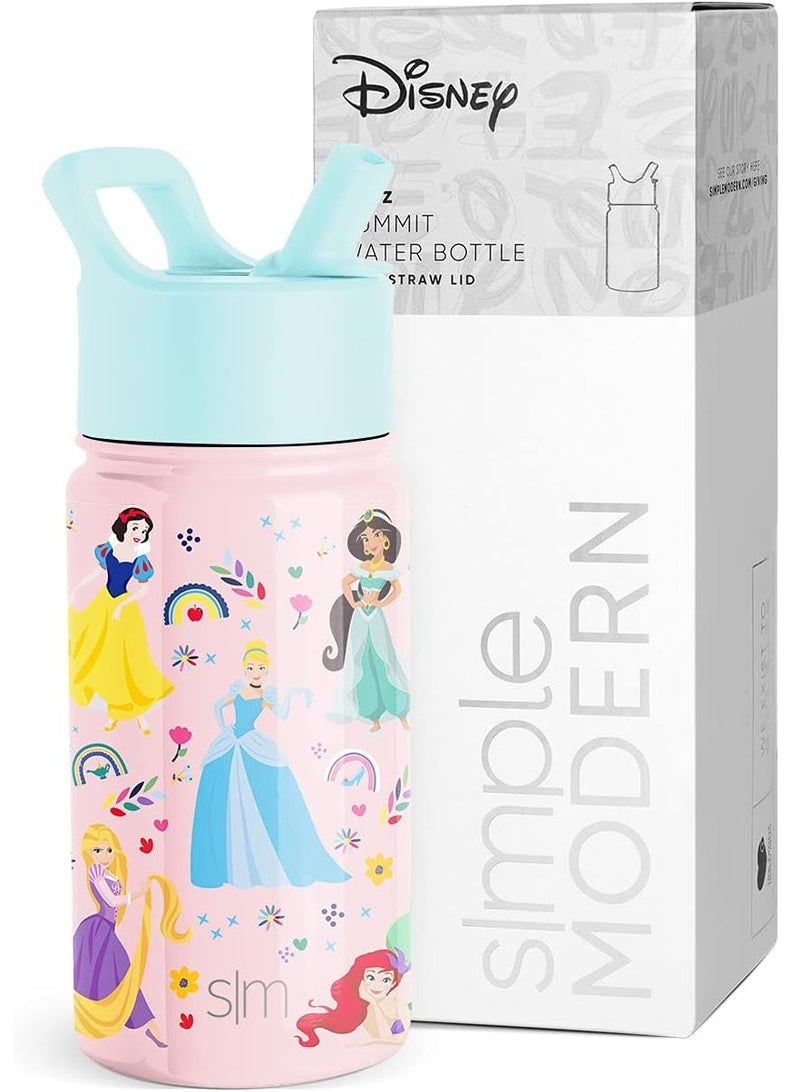 Disney Princesses Combo: Kids Backpack 12L and Insulated Water Bottle 14oz for School Girls - Image 4