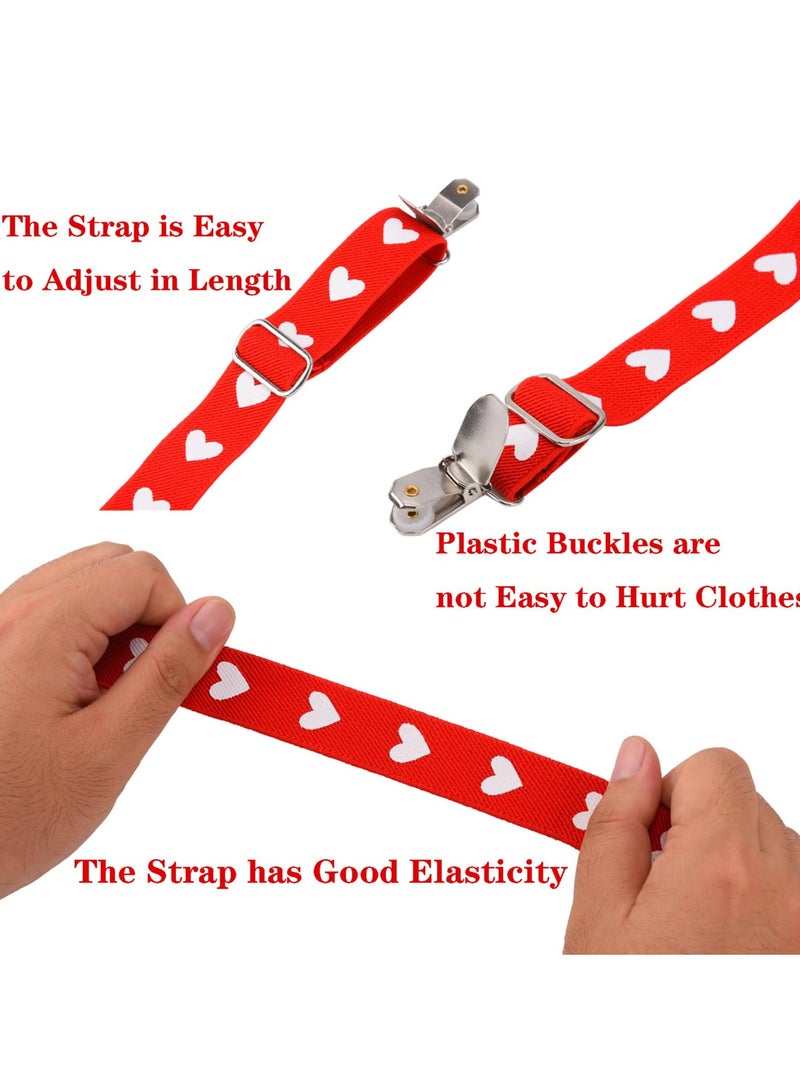 CMGTYYD CMGTYYD 4 Pcs Dog Diaper Suspenders | Cat Suspenders | Female Male Dog Skirt Dress & Diaper Keeper | for Small Medium and Large Dogs (Square,Heart, L) - Image 5